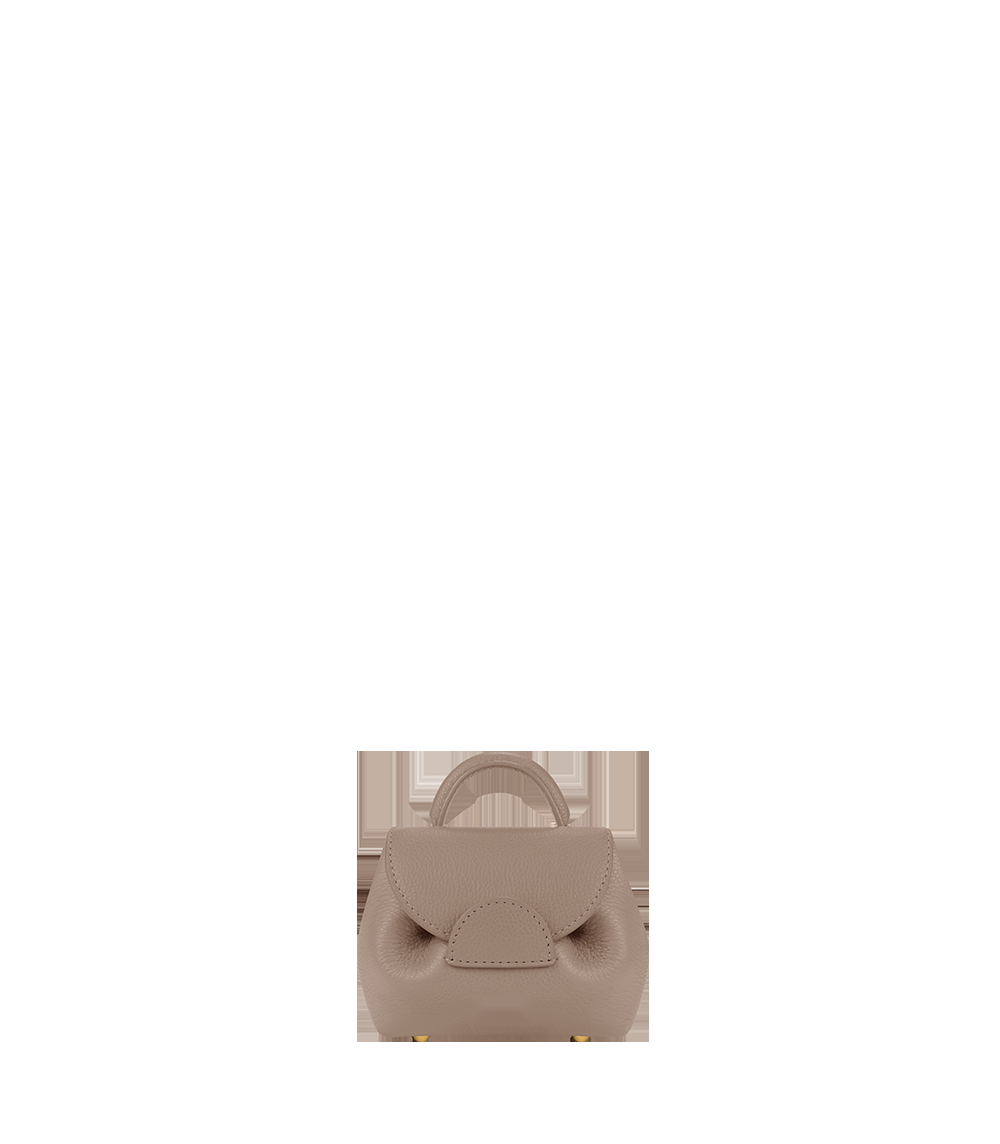 Micro Leather Accessory - Textured Taupe