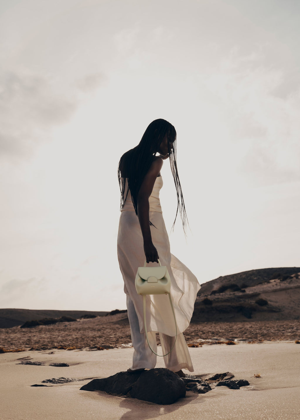 Nano Handbag - Smooth Aloe