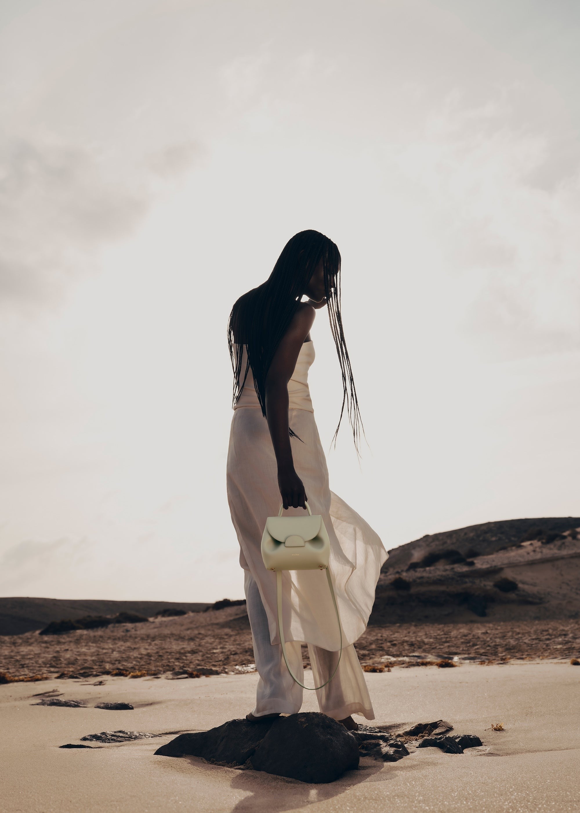 Nano Handbag - Smooth Aloe