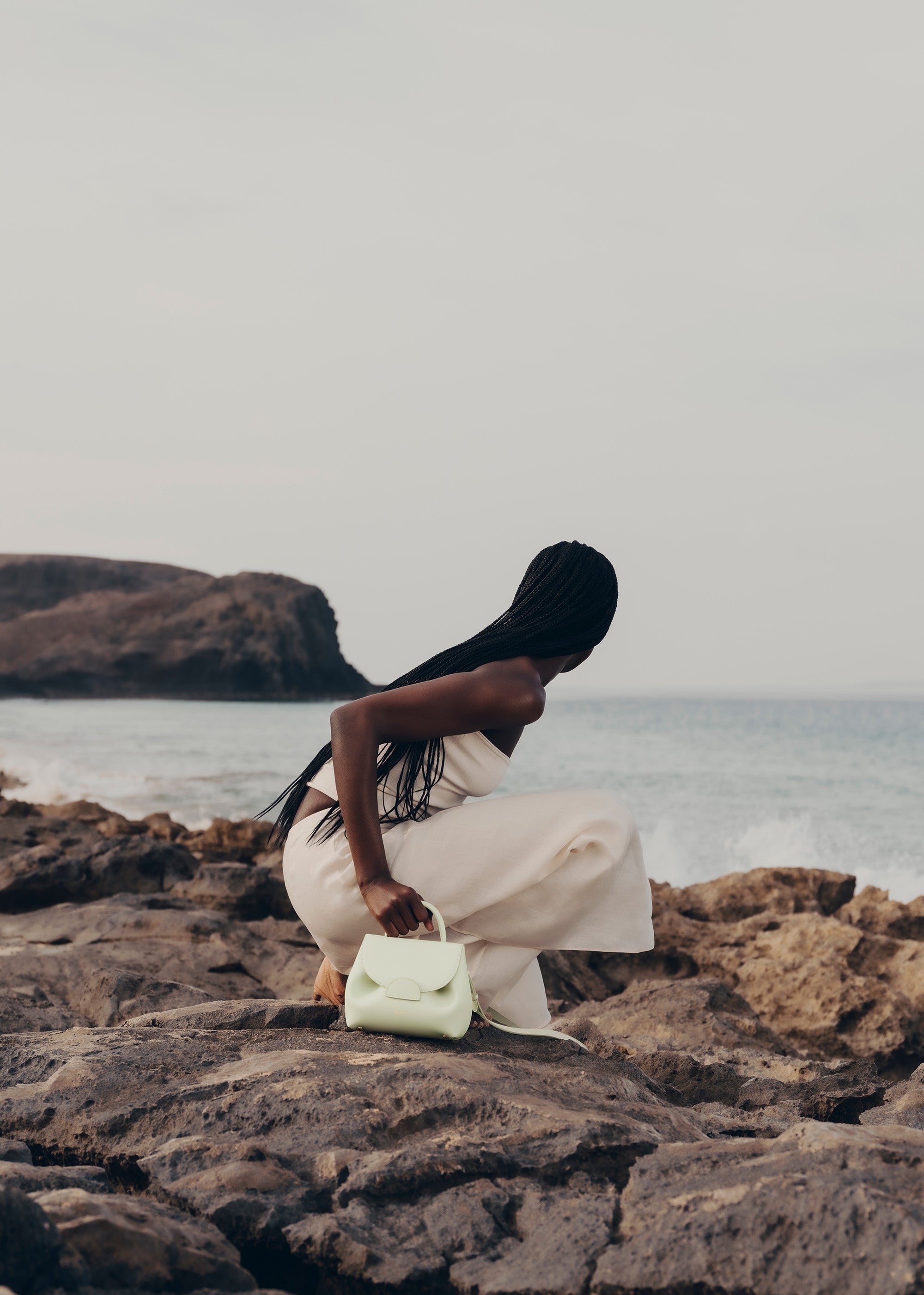 Nano Handbag - Smooth Aloe