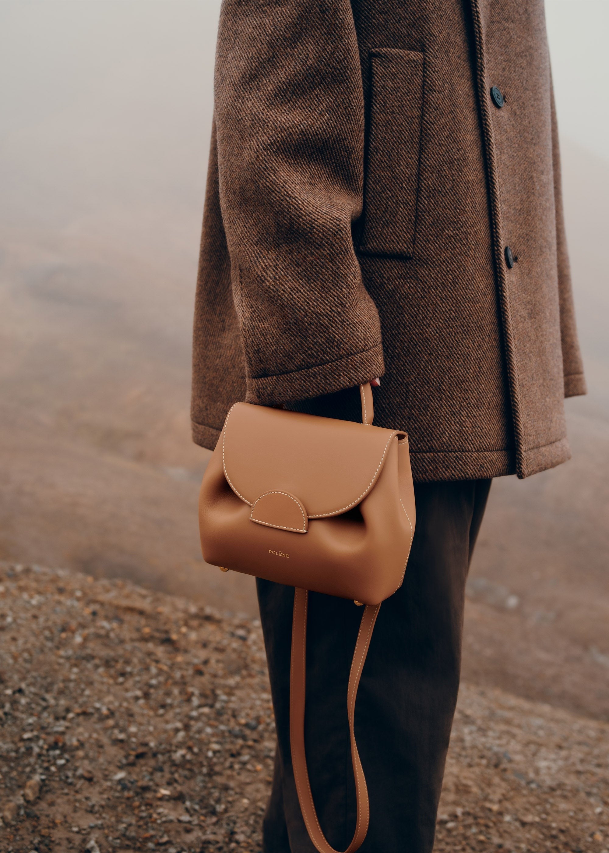 Nano Handbag - Smooth Camel