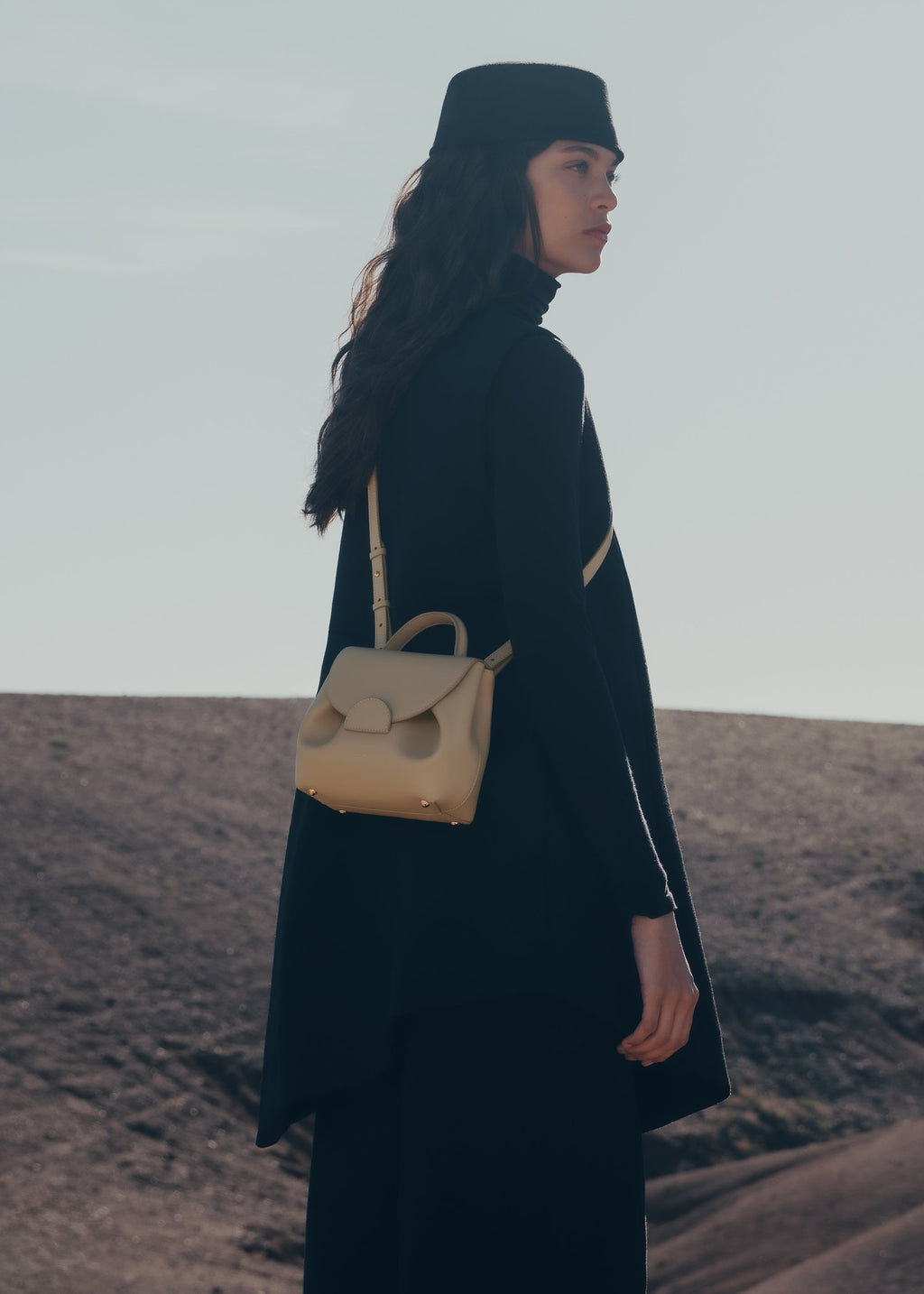 Nano Handbag - Smooth Sand