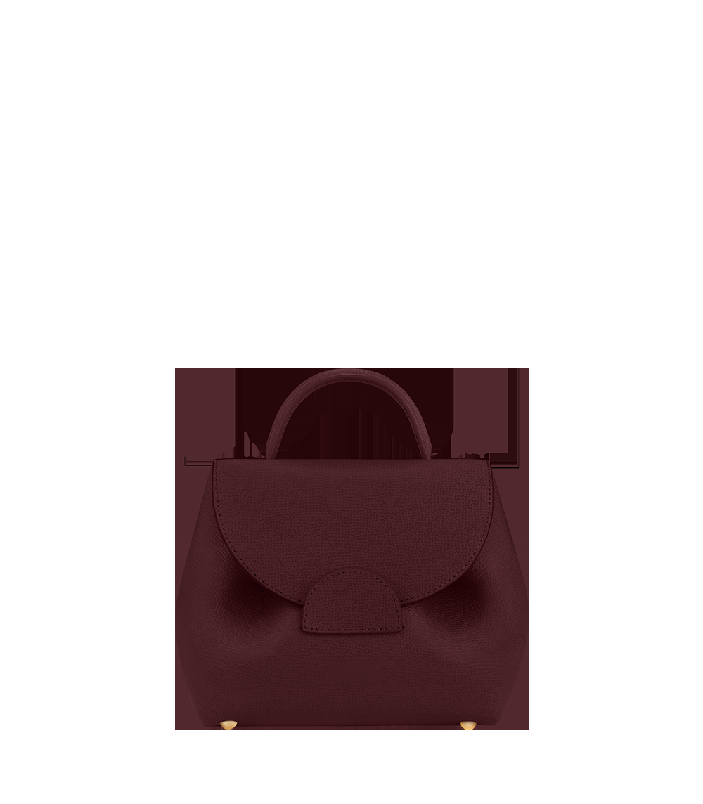 Nano Handbag - Textured Burgundy