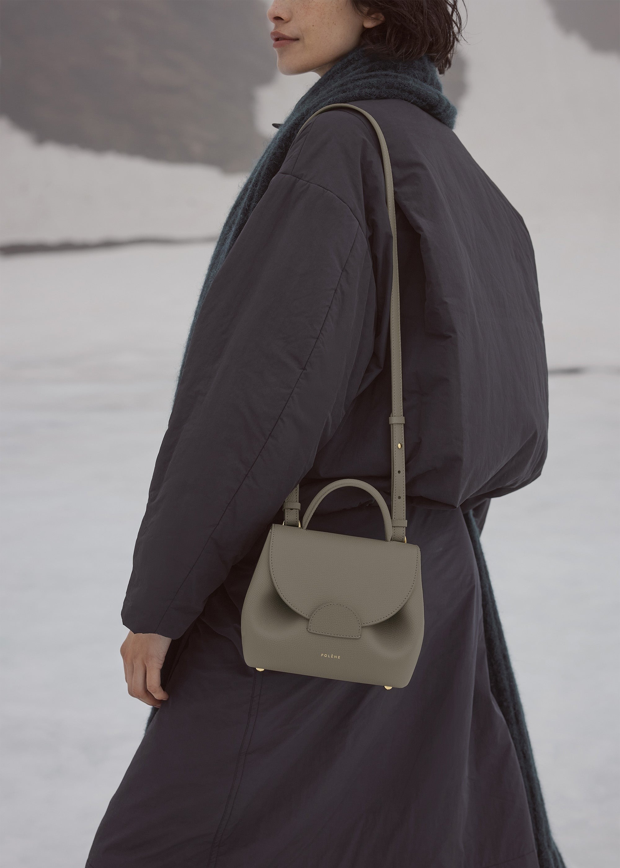Nano Handbag - Textured Olive