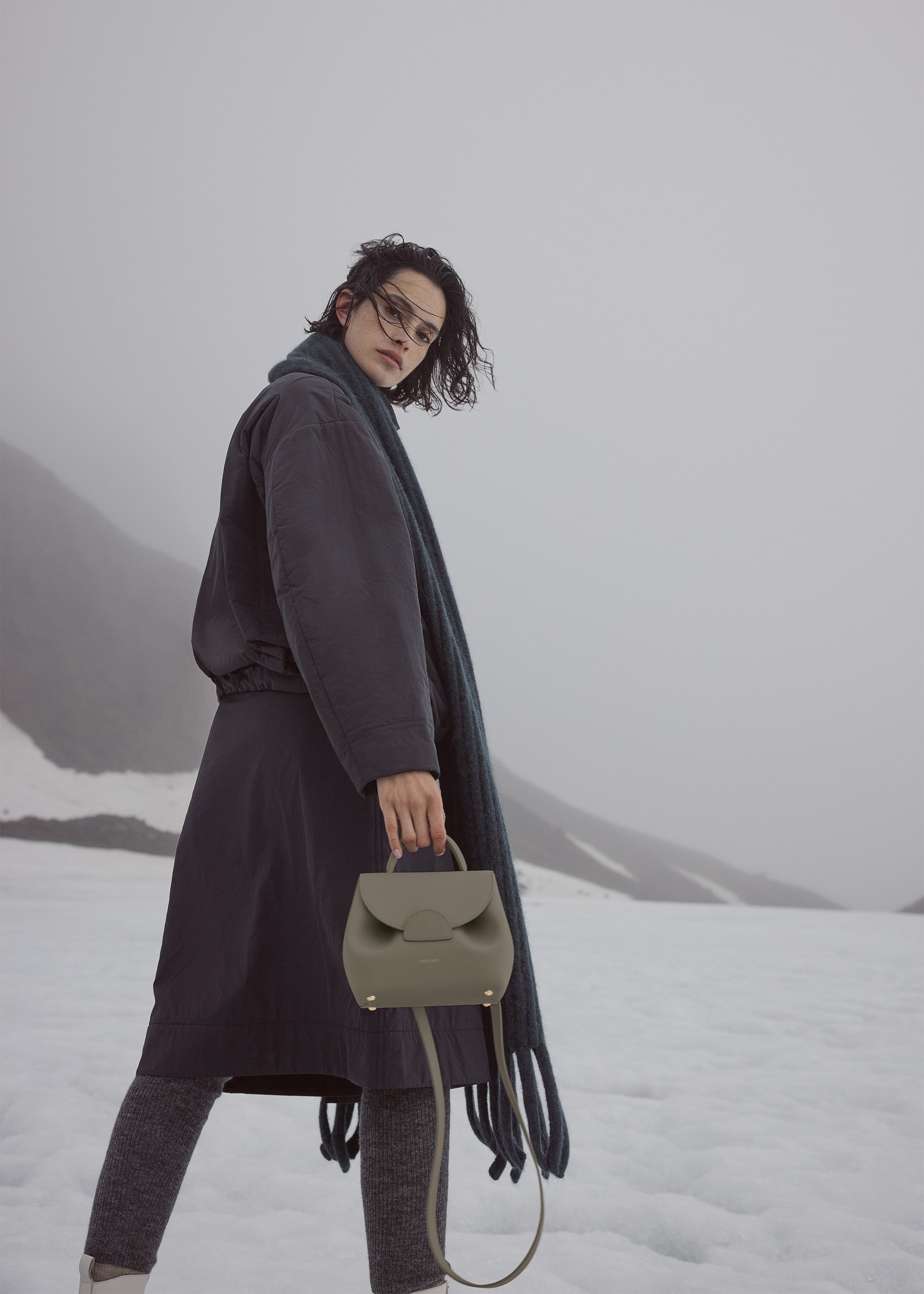 Nano Handbag - Textured Olive