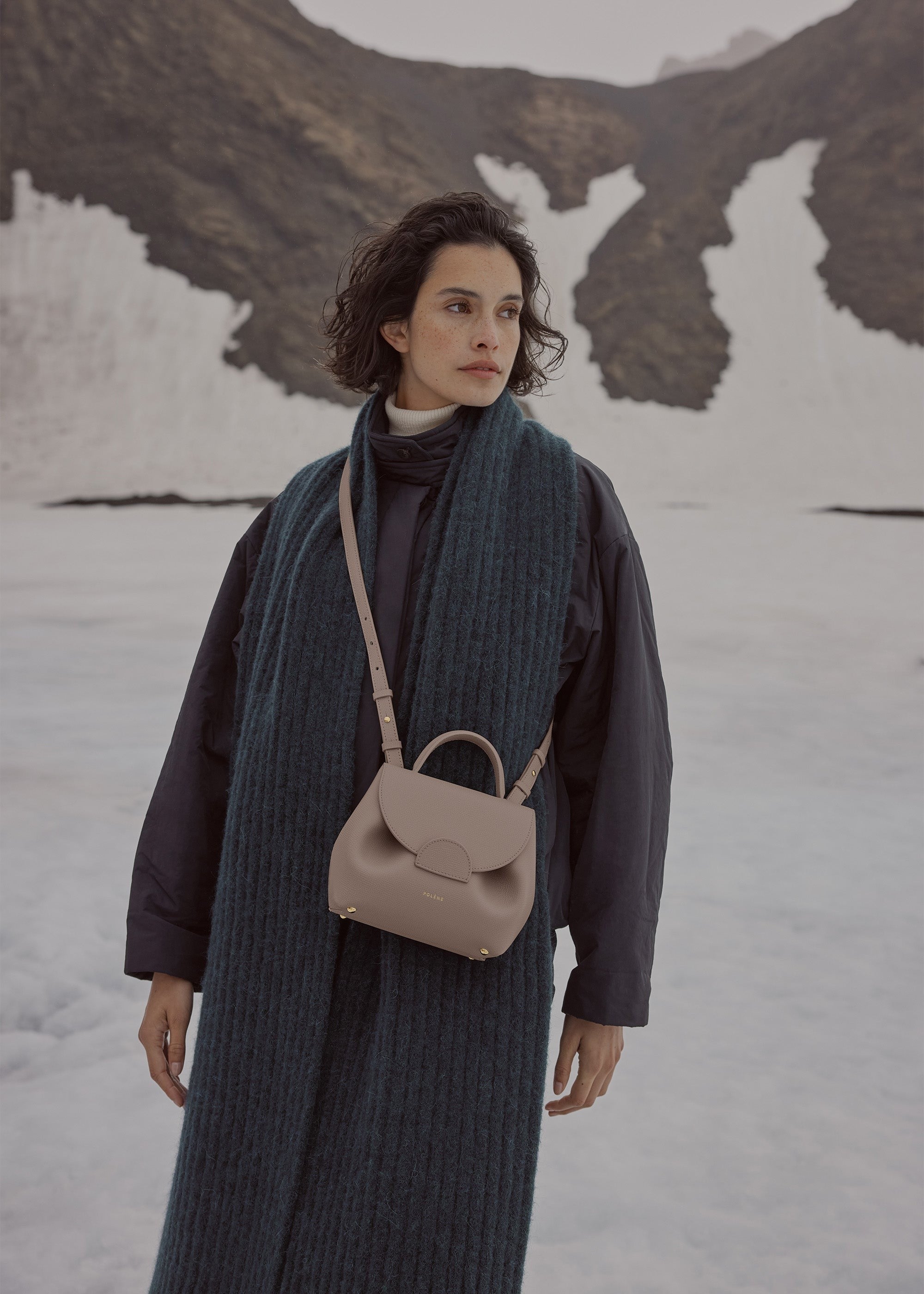 Nano Handbag - Textured Taupe