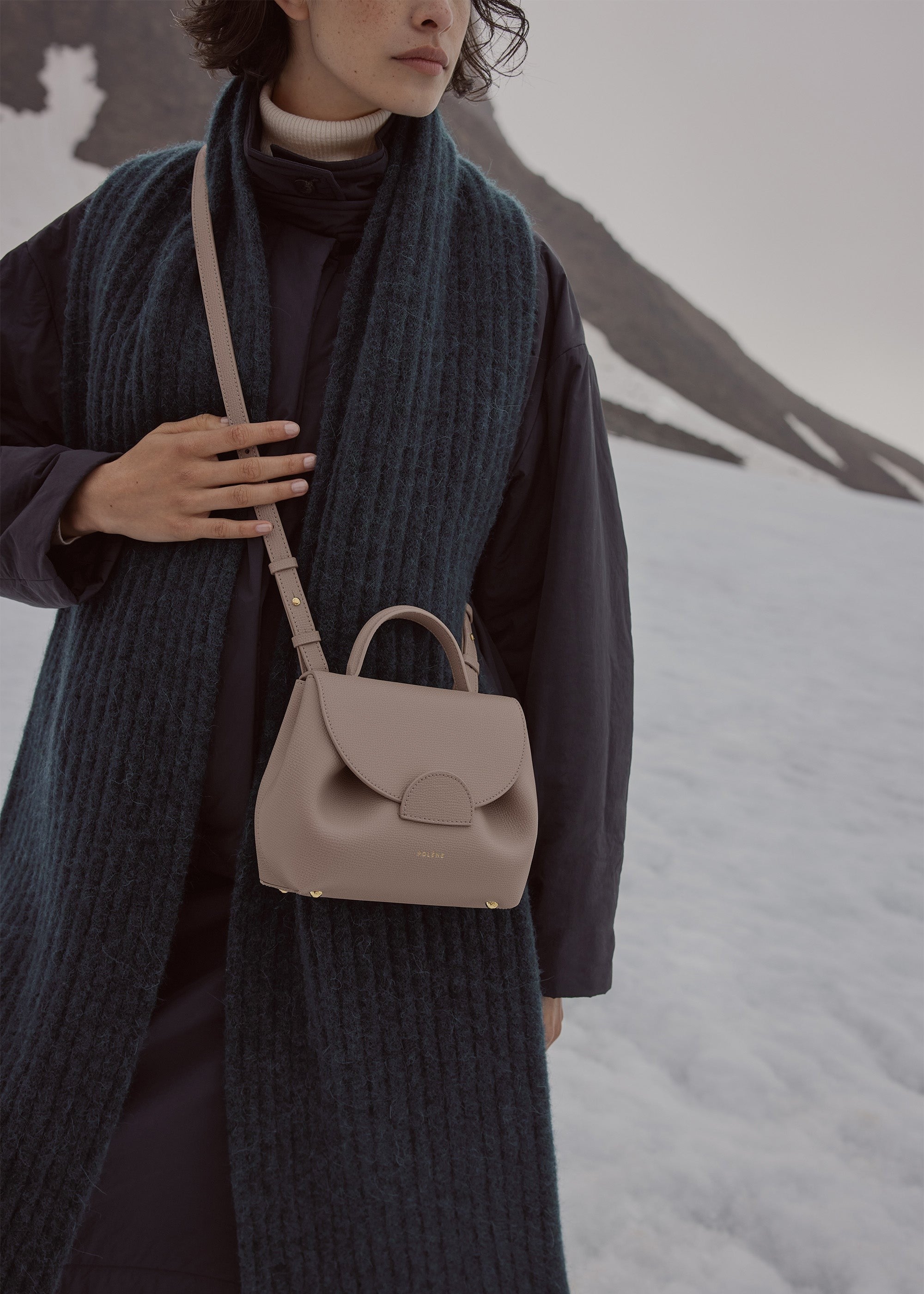 Nano Handbag - Textured Taupe