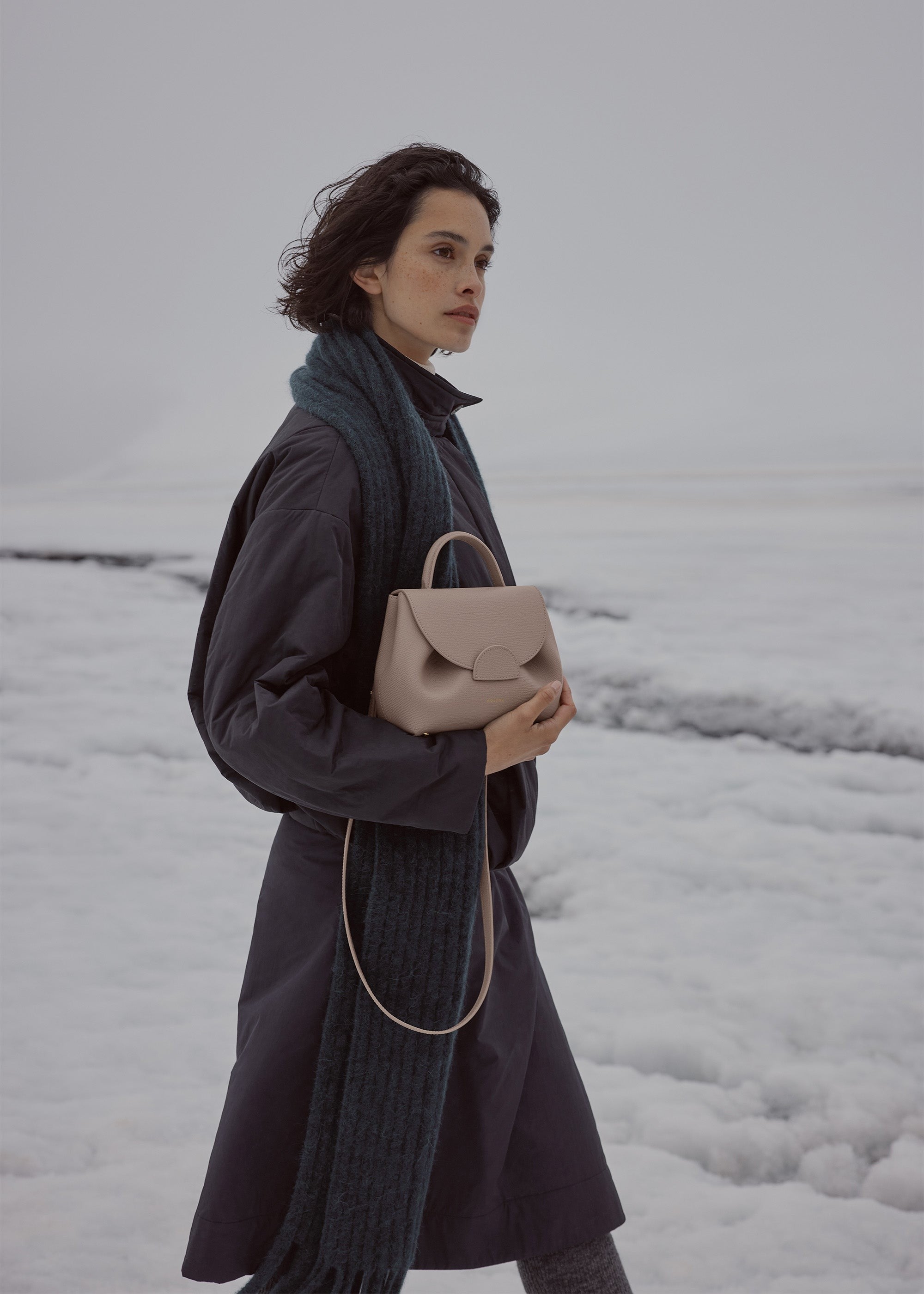 Nano Handbag - Textured Taupe
