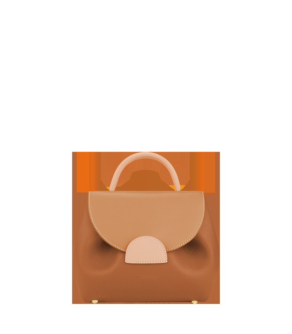 Nano Handbag - Trio Camel