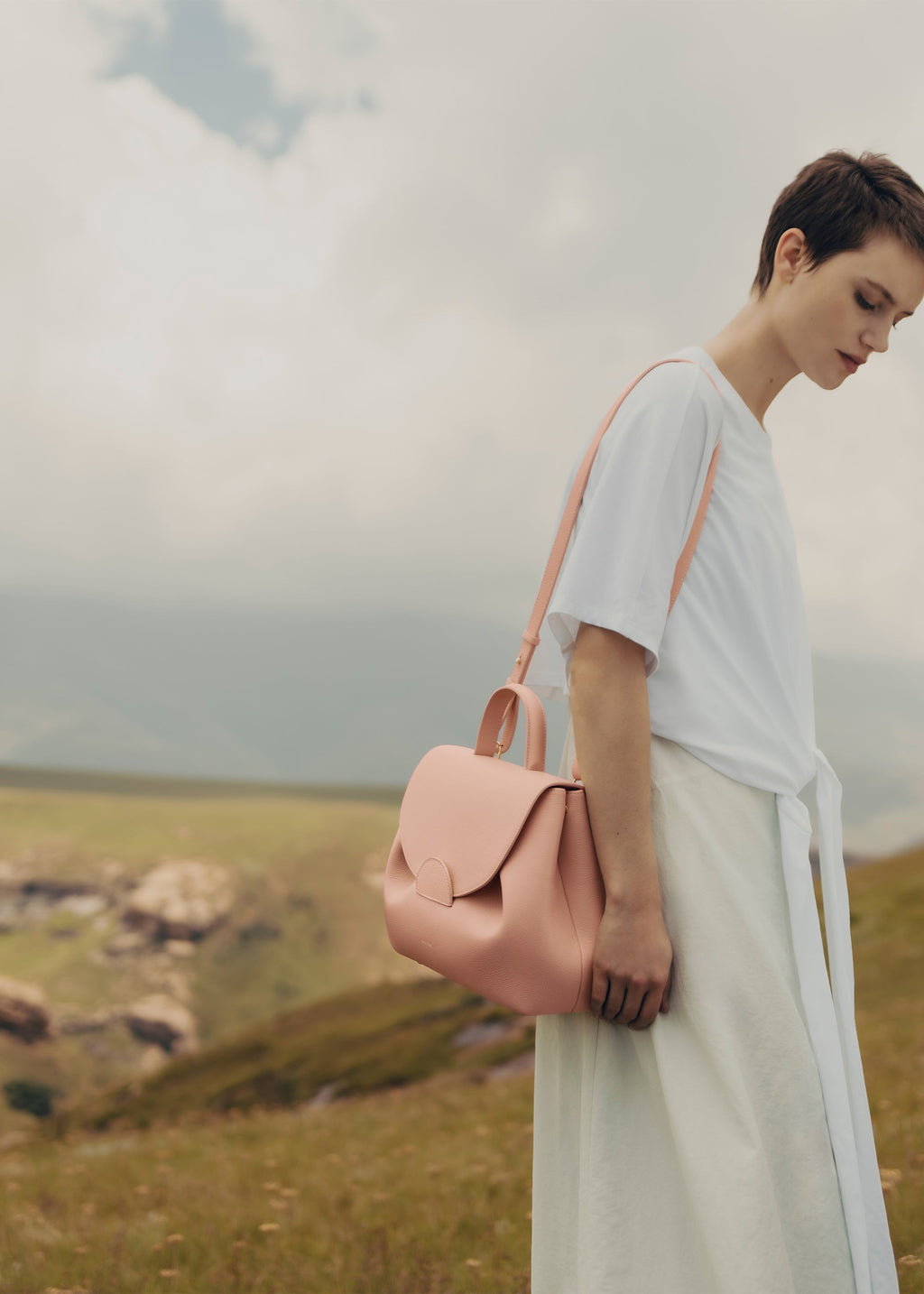 Handbag - Textured Pink