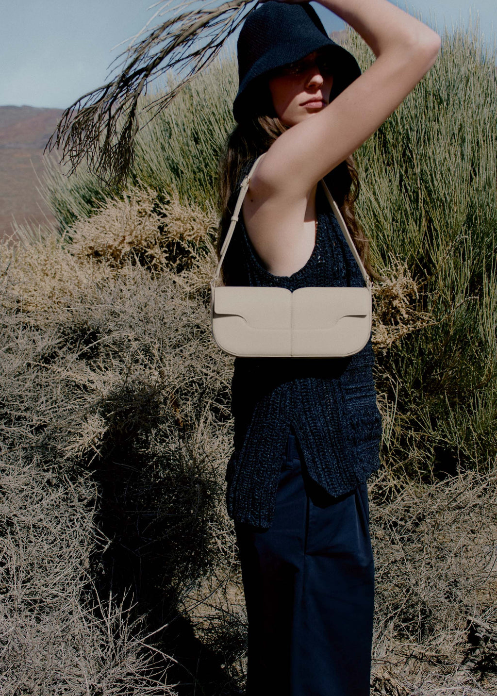 Handbag - Smooth Chalk