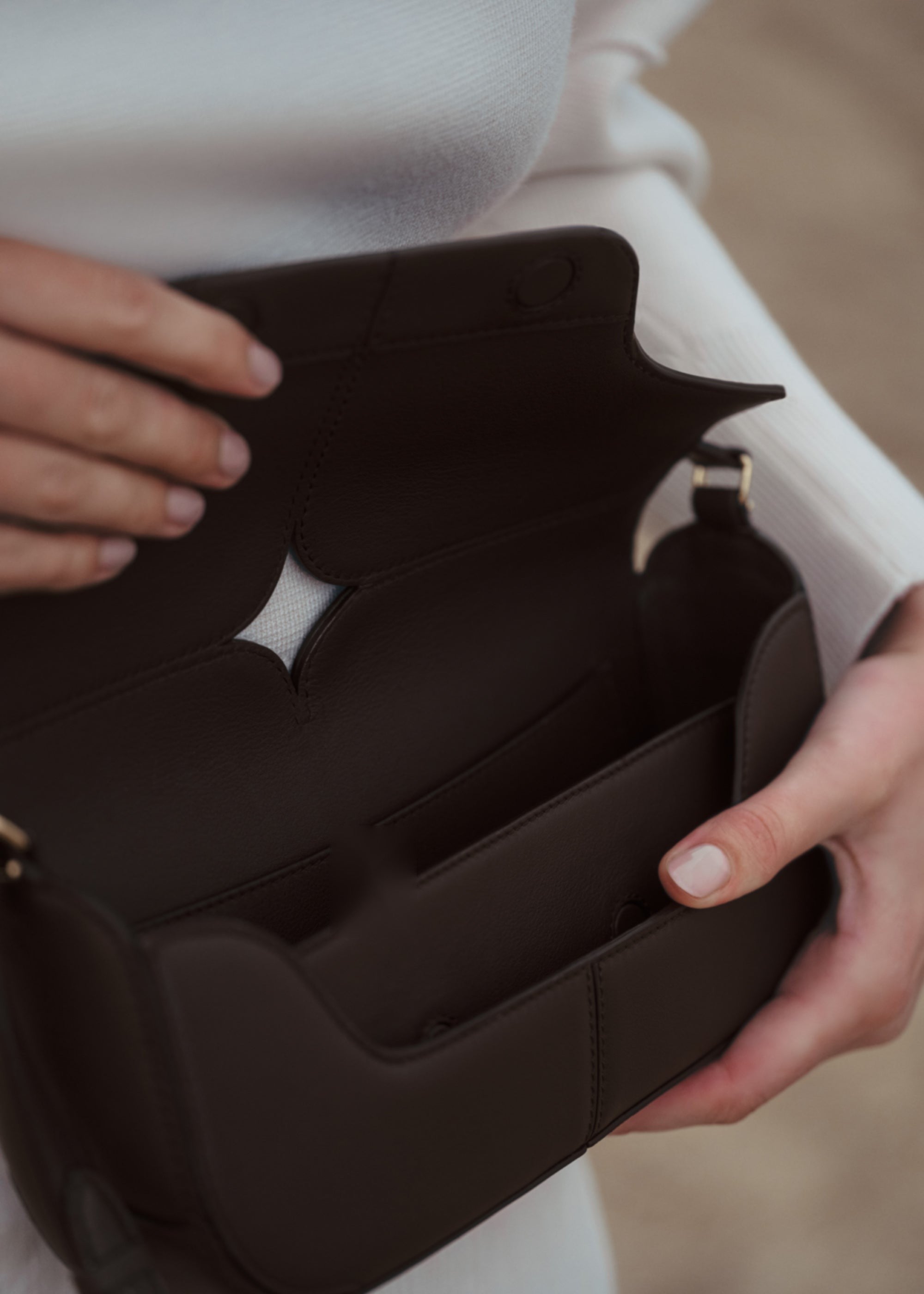 Handbag - Smooth Ebony