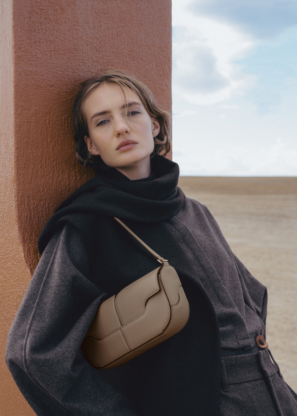 Handbag - Smooth Taupe