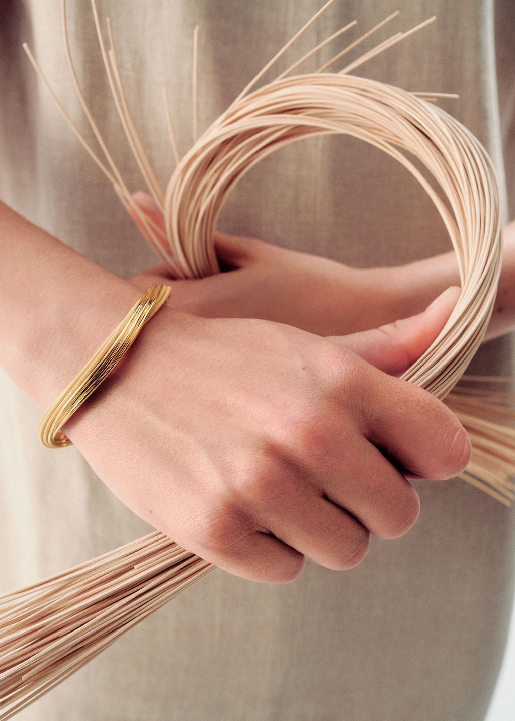 Bangle - Rattan