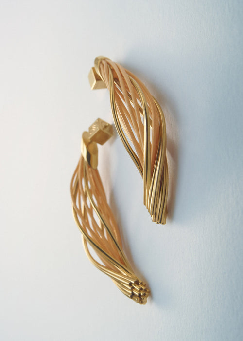 Drop Earrings - Rattan