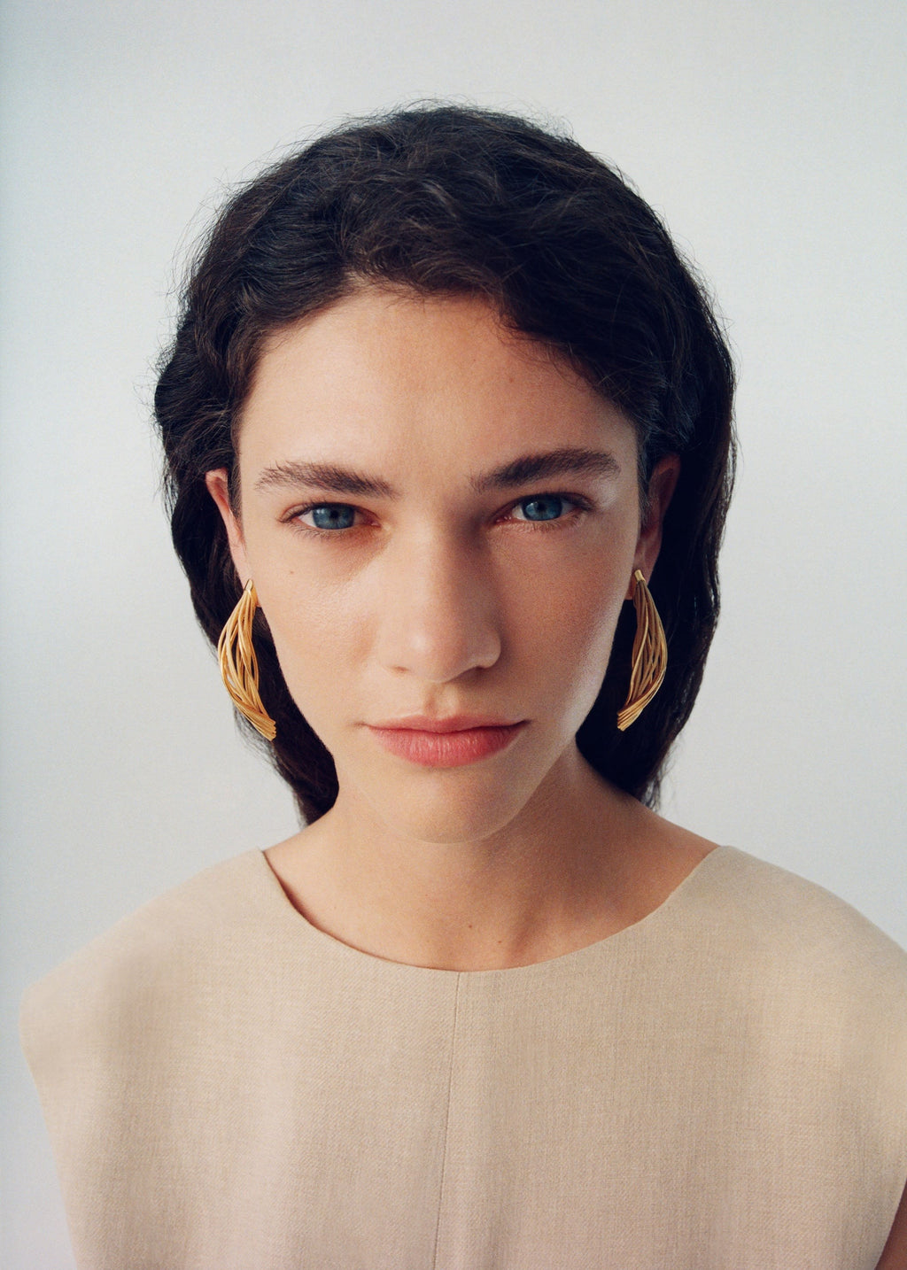 Drop Earrings - Rattan