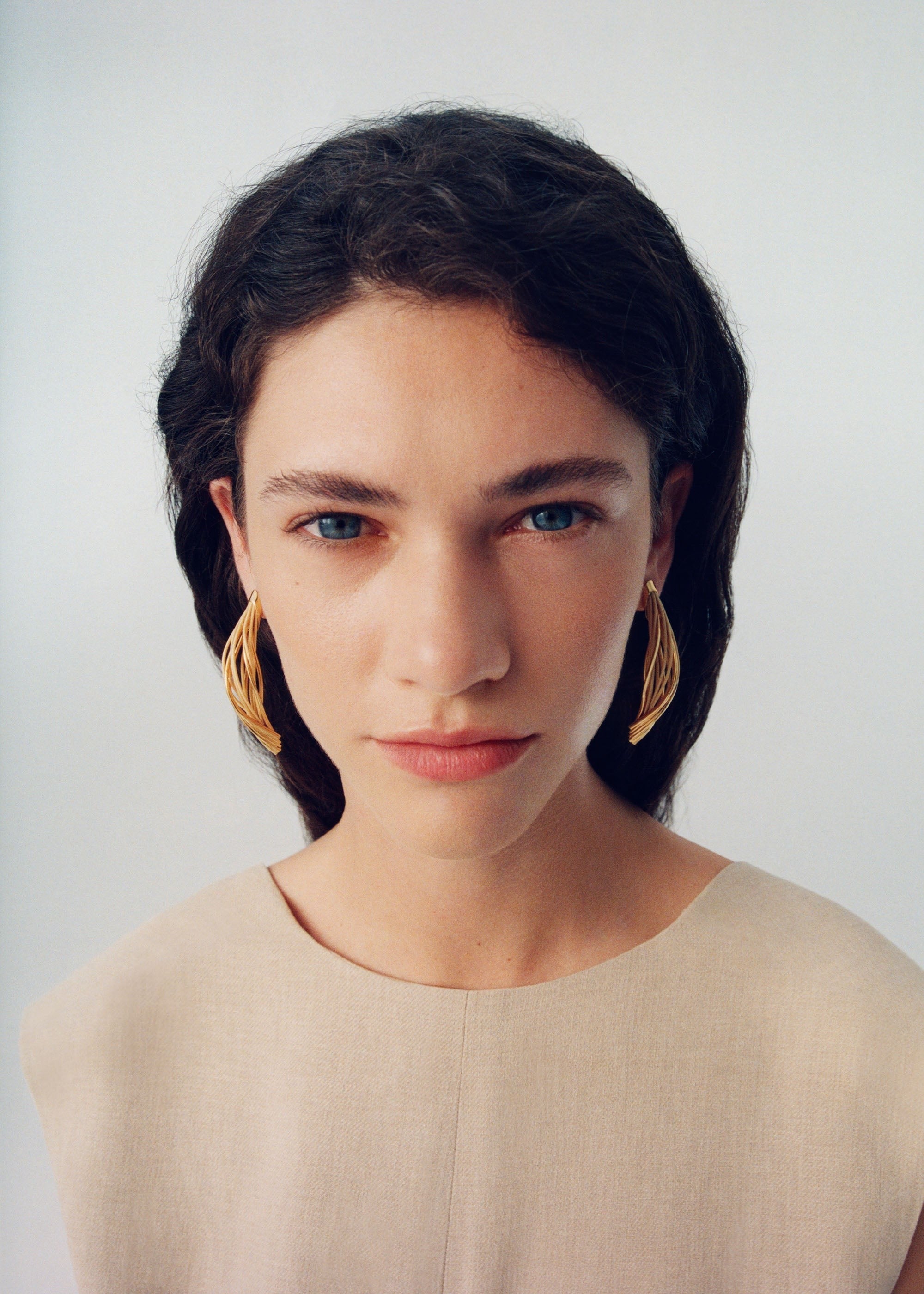 Drop Earrings - Rattan