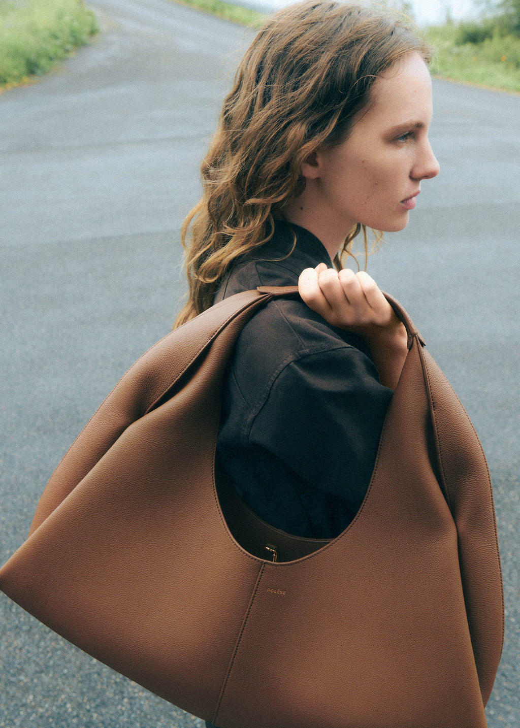 Handbag - Textured Brown