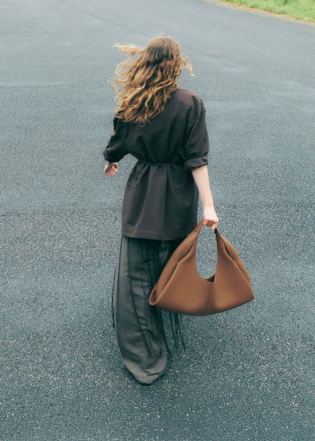 Handbag - Textured Brown