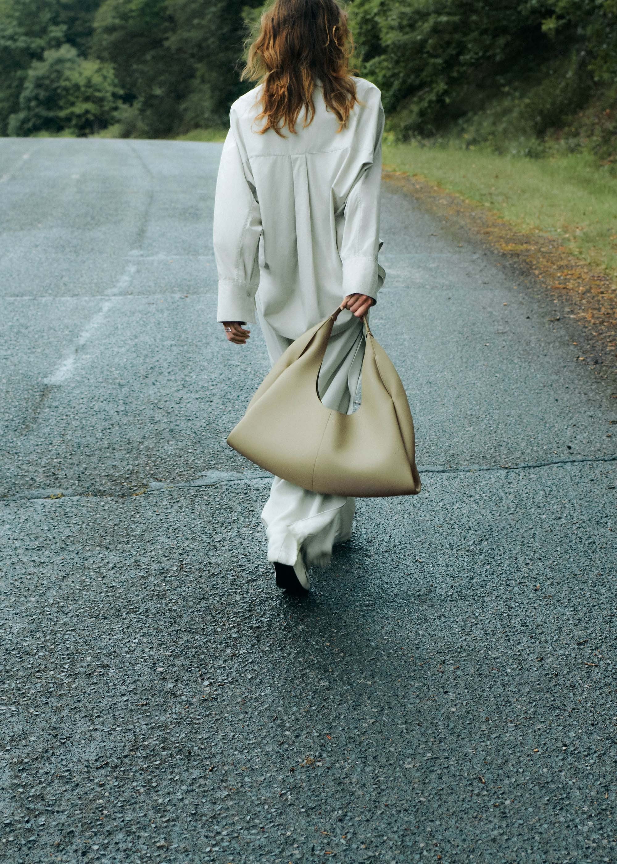 Handbag - Textured Linden