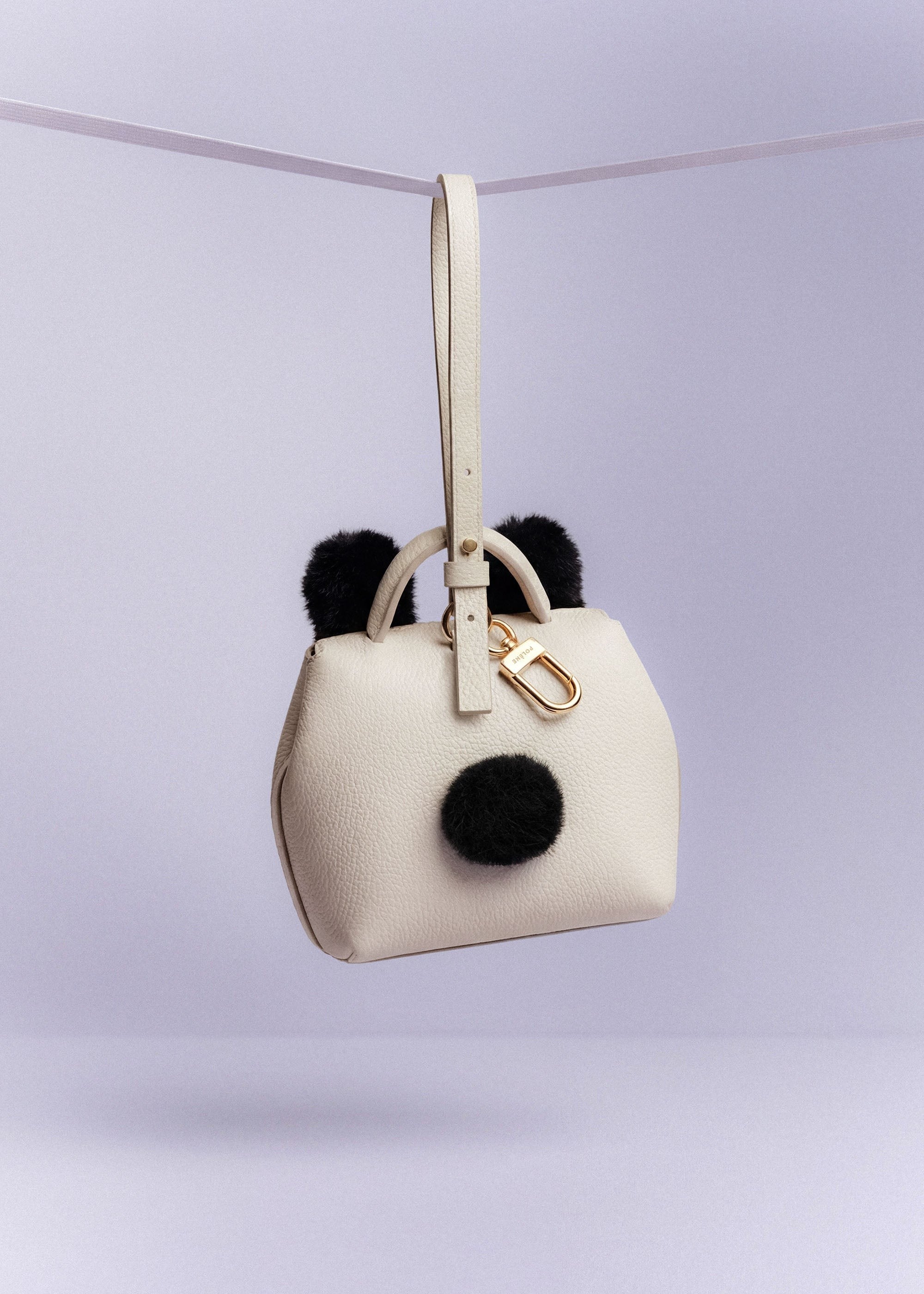 Animal Bag Charm - Ecru