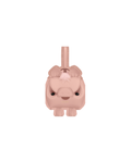 Animal Bag Charm - Nude