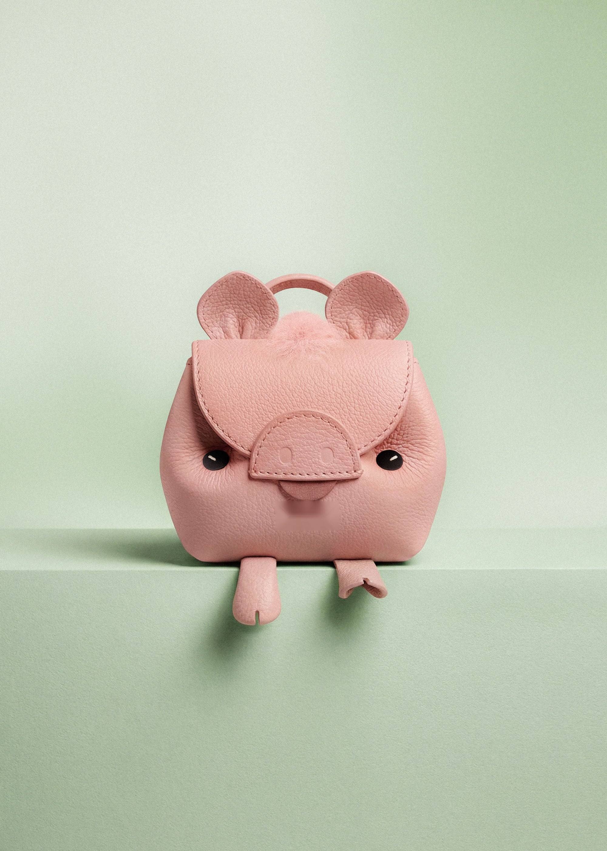 Animal Bag Charm - Nude