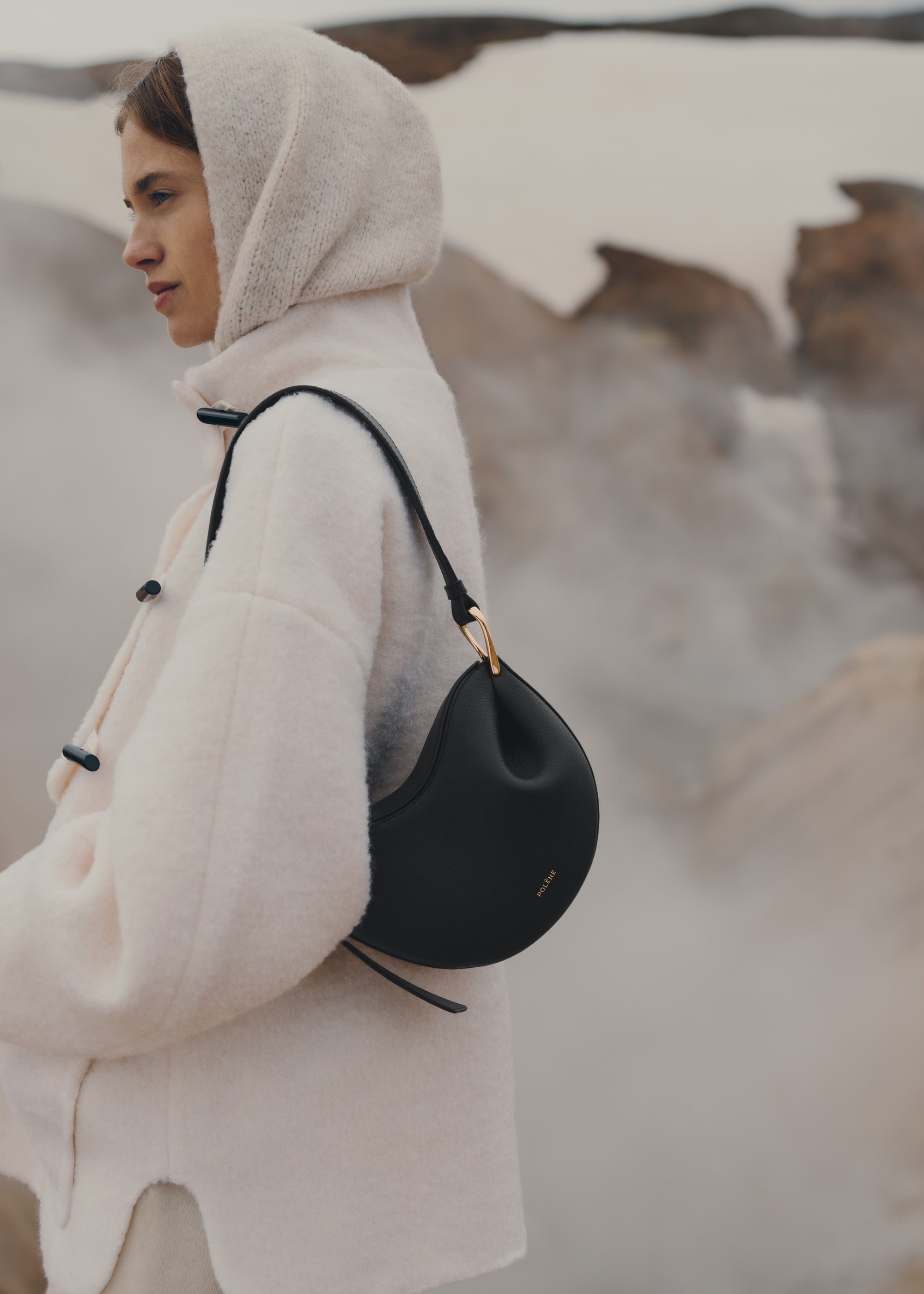 Handbag - Textured Black