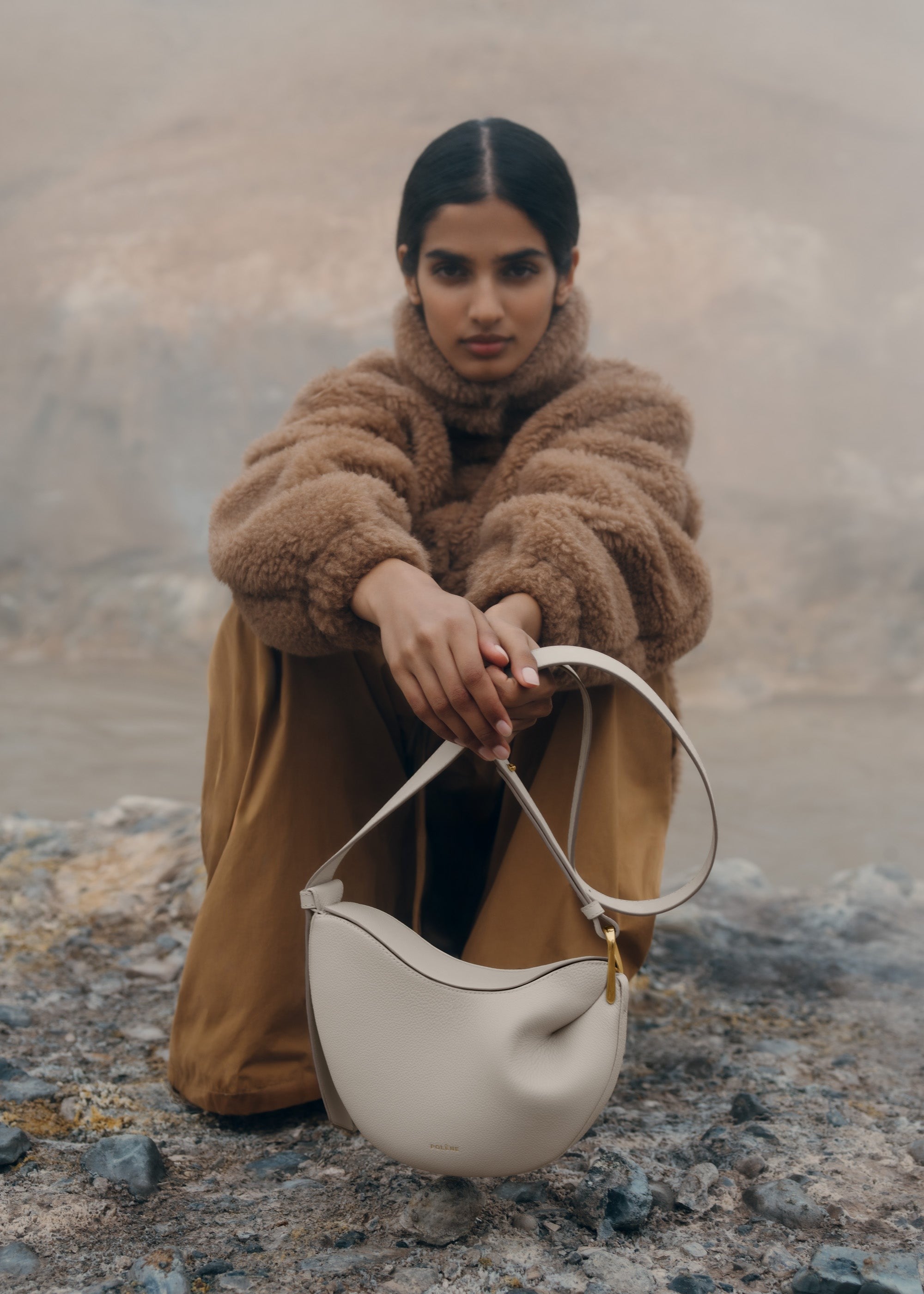 Handbag - Textured Chalk