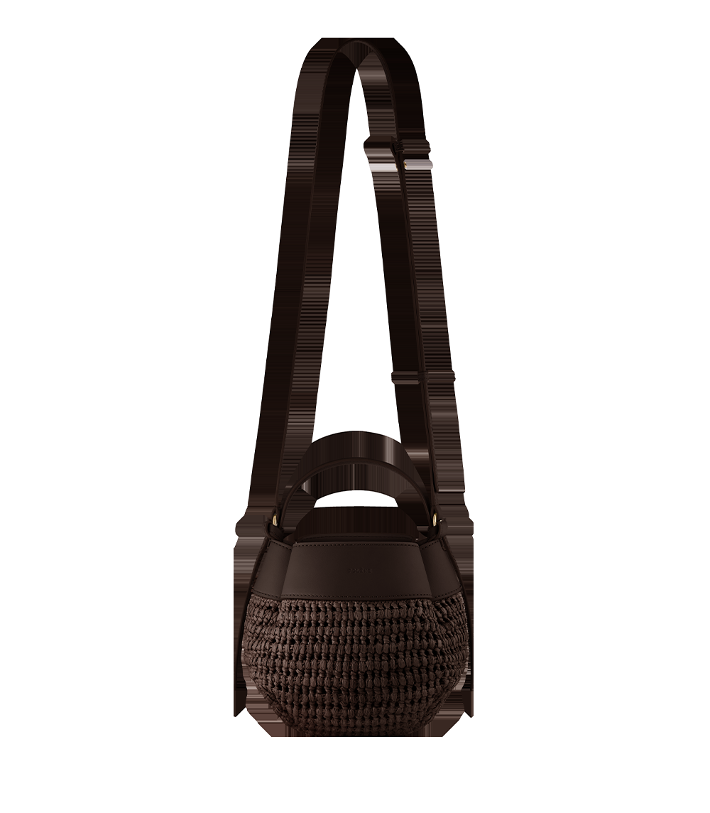 Handbag - Raffia Ebony