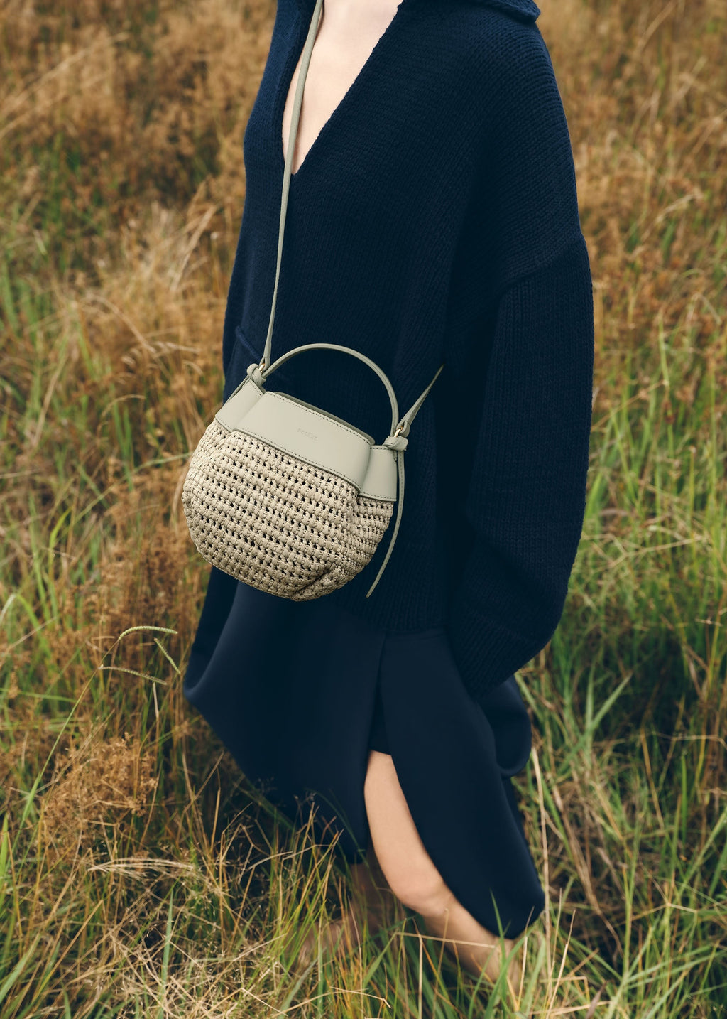 Handbag - Raffia Laurel