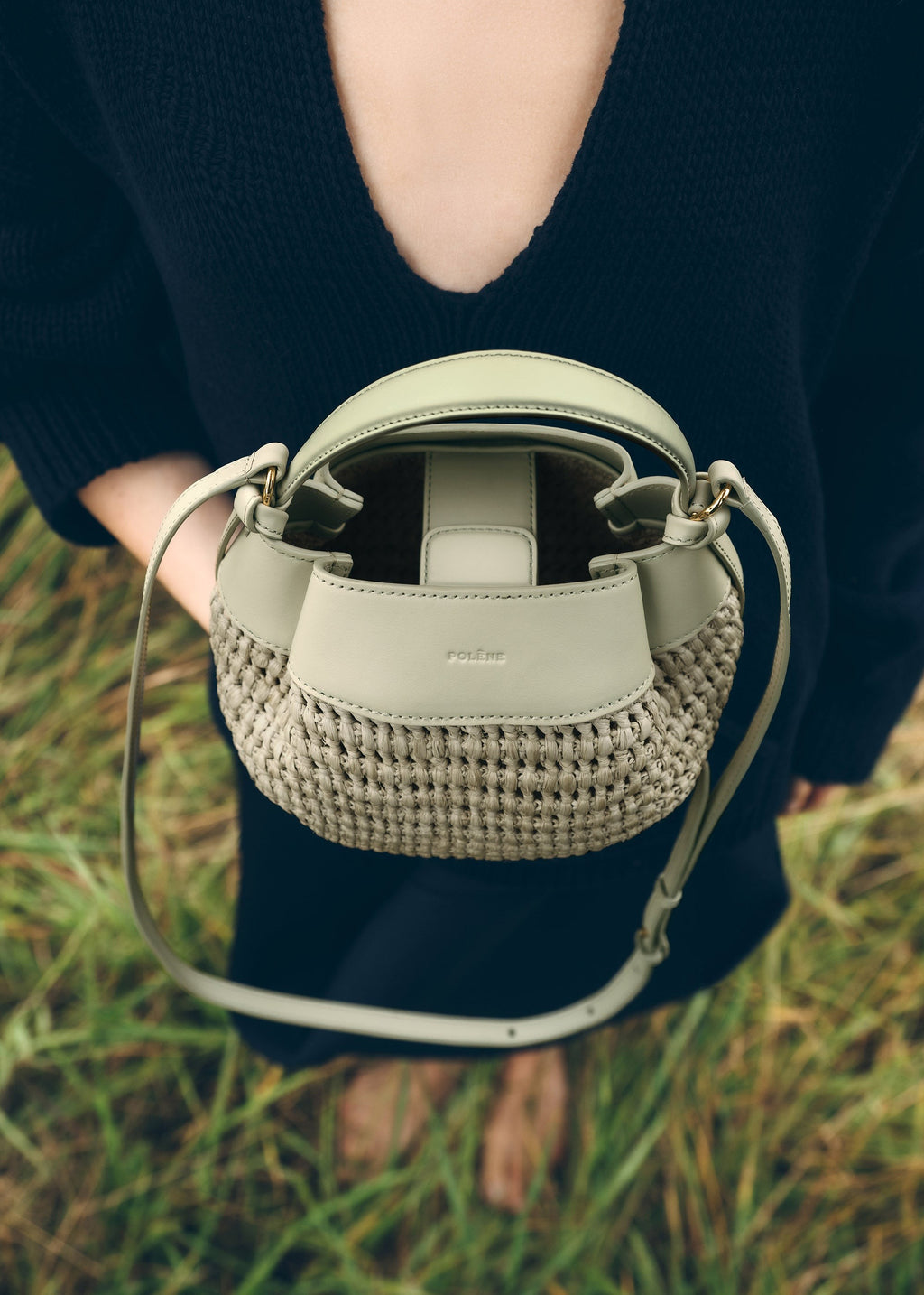 Handbag - Raffia Laurel